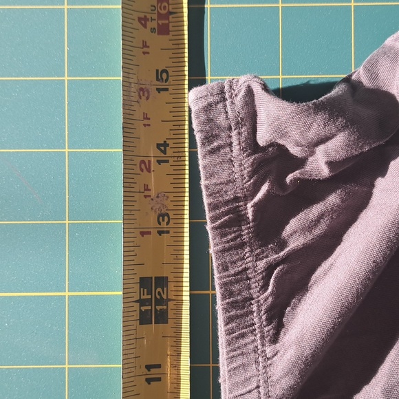 Garnet Hill gray tiered ruffle skirt in a cotton/modal blend Medium - Picture 7 of 8